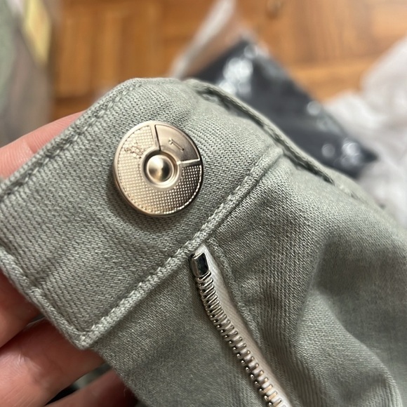 3x1 women’s denims slim skinny size 26 jean olive green moss - Picture 9 of 9